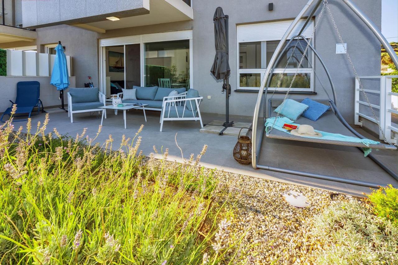 Sea View With Garden Apartment Joshua Split Bagian luar foto